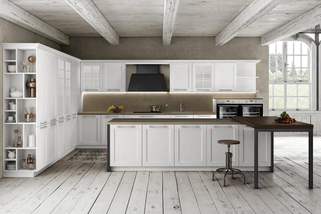 Cucina ad isola con piano snack contemporaneo | Casastore Salerno Cucina ad isola con piano snack contemporaneo | Casastore Salerno