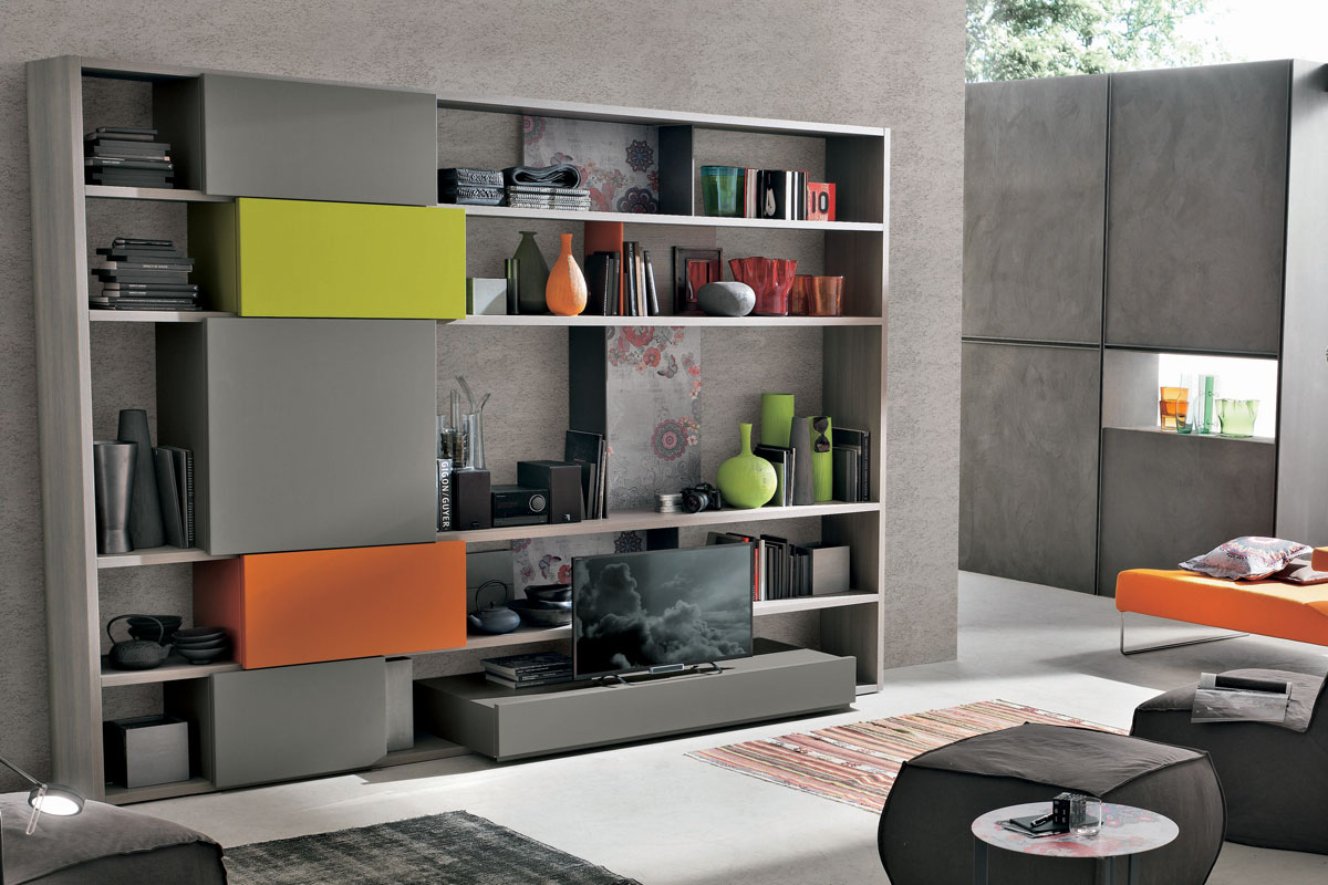 Arredamento soggiorno con libreria : arredamento casa gratis ...