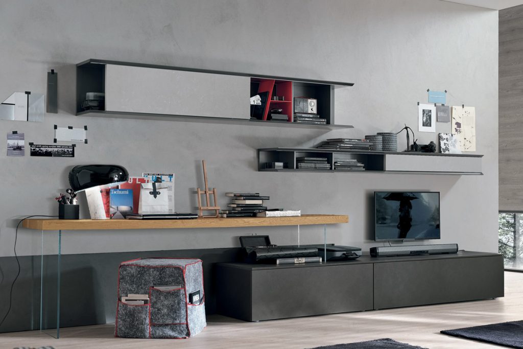 Parete attrezzata moderne: pareti attrezzate moderne come ... Parete attrezzata componibile bianca