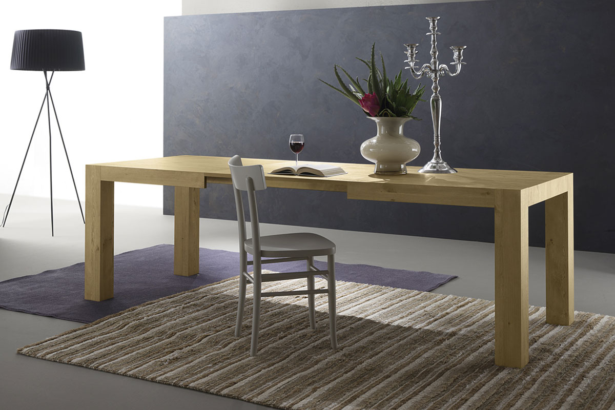 Tavolo design legno naturale: artistico wood tavolo di design ...