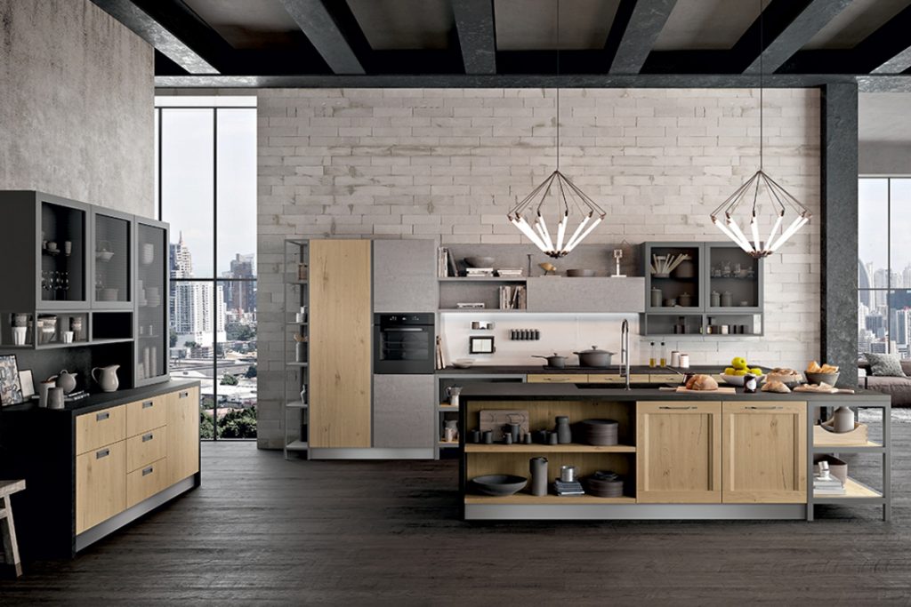 Cucina Con Isola Dal Design Contemporaneo Cucine Casastore Salerno