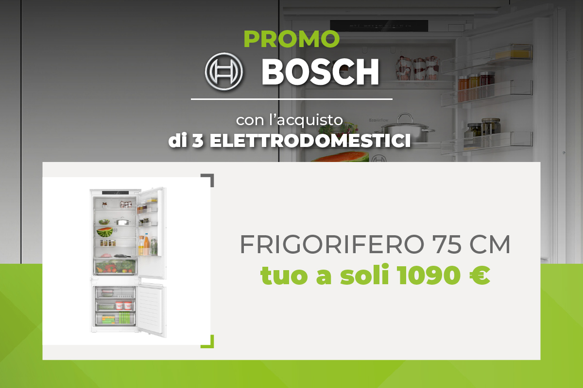Offerta Cucine Arredo3 2026 - Con Cucina completa con elettrodomestici BOSCH Frigorifero 75 cm a prezzo speciale.