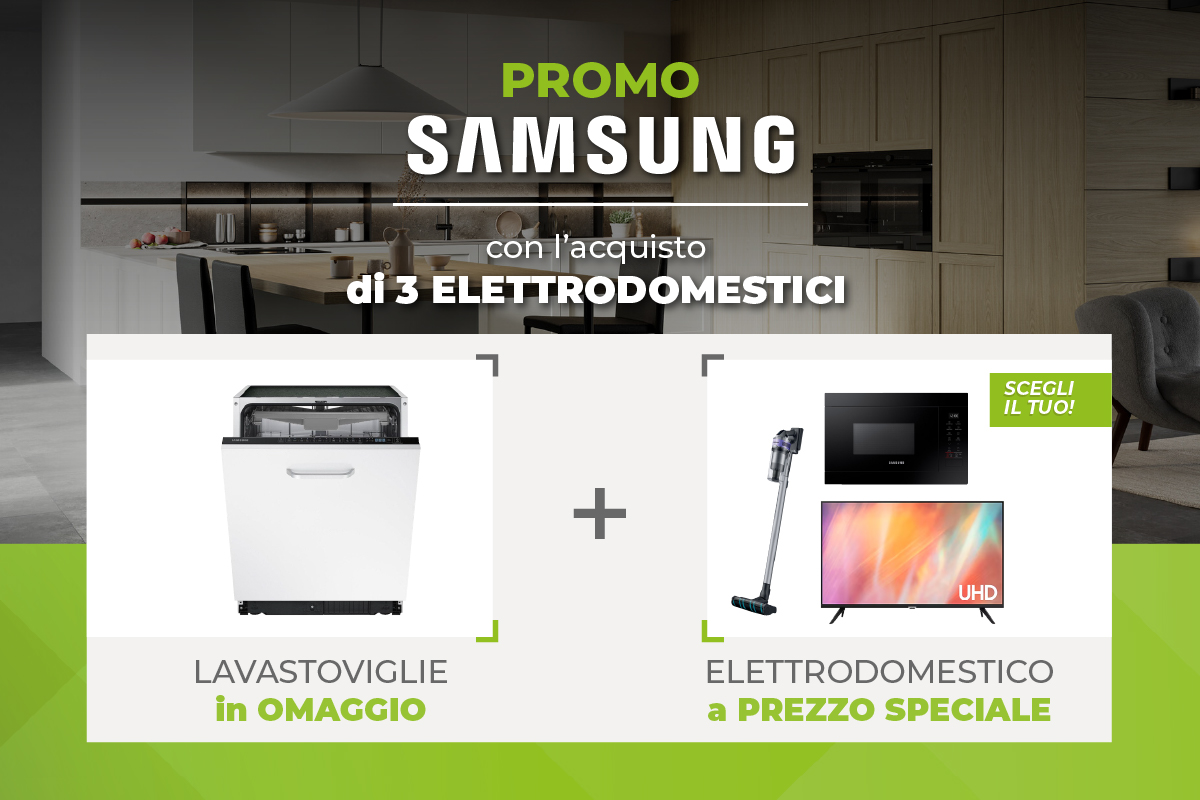 Offerta Cucine Arredo3 2026 - Con Cucina completa con elettrodomestici Samsung Lavastoviglie in Omaggio