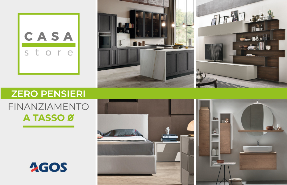 Promozione ZERO PENSIERI - Finanziamento per acquisto arredamenti a tasso 0 - Arredamenti CasaStore Salerno