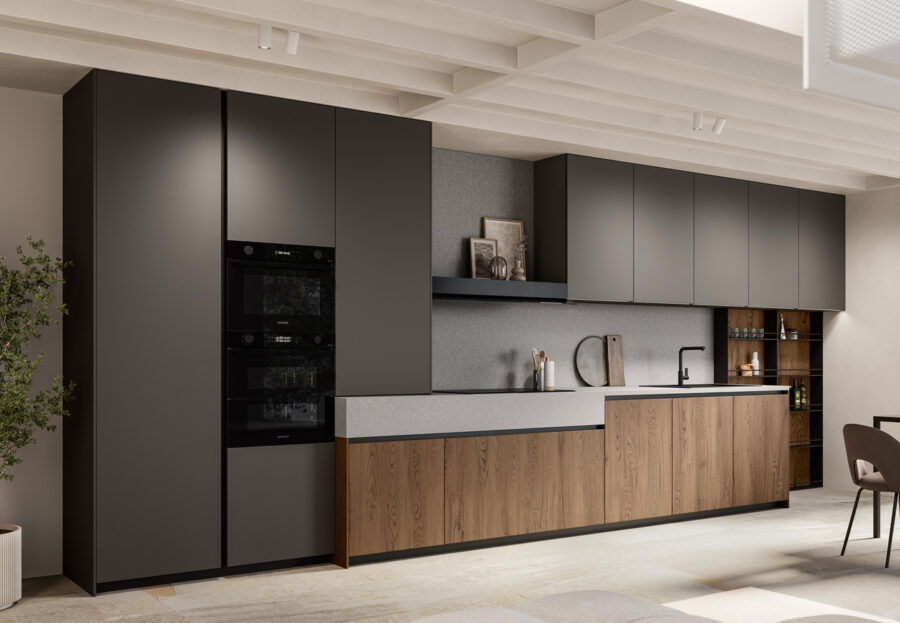 Cucina Asia e Time 03 Sistema Flex Arredo3. Rivenditori Cucine Arredo3 Salerno e Provincia. CasaStore Arredamenti