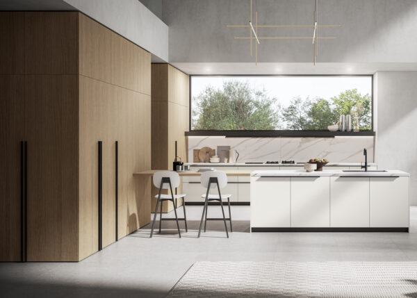 Cucina Arredo3 Tratto_10 02 dal design scandinavo.CasaStore Arredamenti Rivenditore Cucine Arredo3 Salerno e provincia.